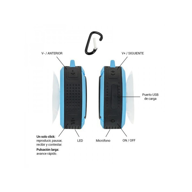 ALTAVOCES APPROX WATERPROOF BLACK/BLUE APPSPWPBBL*