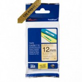 CINTA BROTHER ORIG.TZEPR831 DORADO PREMIUM/NEGRO 12MM