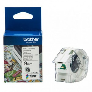 CINTA BROTHER ORIG.CZ1001 COLOR ADHESIVAS 9MM X 5M