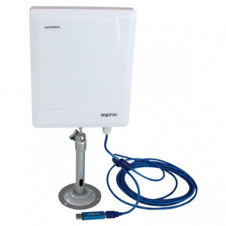ANTENA APPROX EXTERIOR USB AC DUAL BAND 26 DBI APPUSB26AC