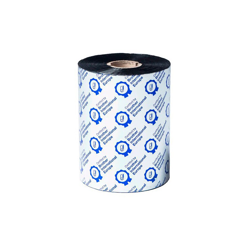 6 ROLLOS RIBBON DE CERA/RESINA BROTHER ESTANDAR 110X600MM
