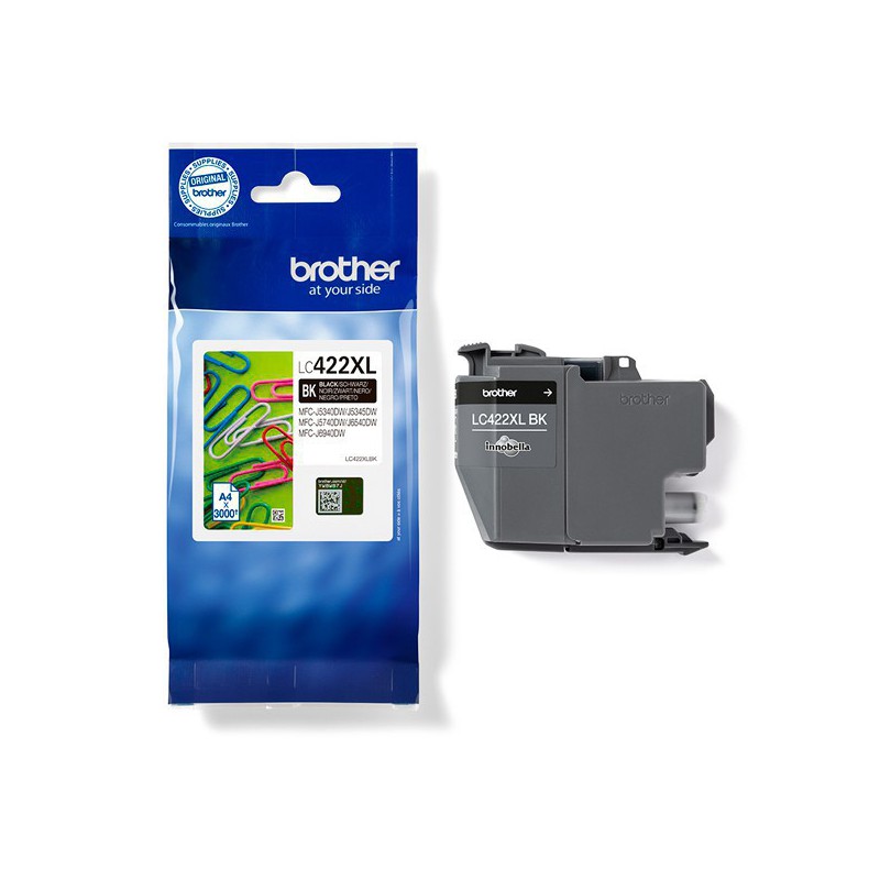 INK JET BROTHER ORIG LC422XLBK HASTA 3100 PAG. NEGRO
