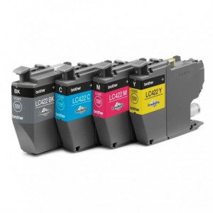 PACK INK JET BROTHER ORIG LC422VAL HASTA 550 PAG. 