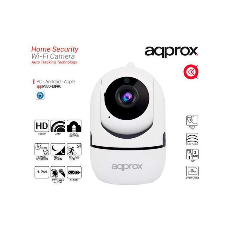 CAMARA IP APPROX WIFI HOME SECURITY APPIP360HDPRO 