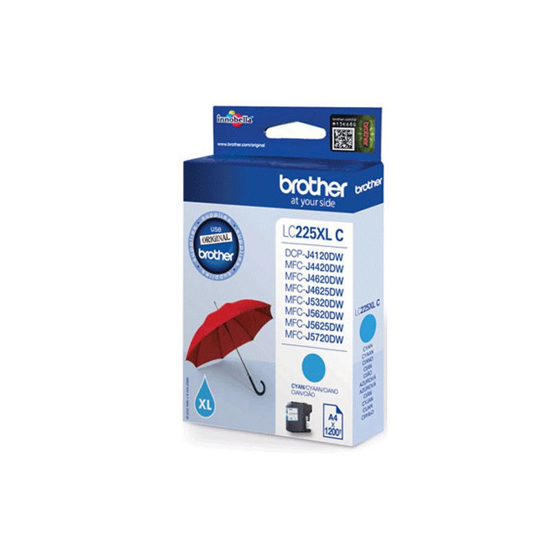 INK JET BROTHER ORIG LC225XLCBPP MFCJ4420DW/4620DW