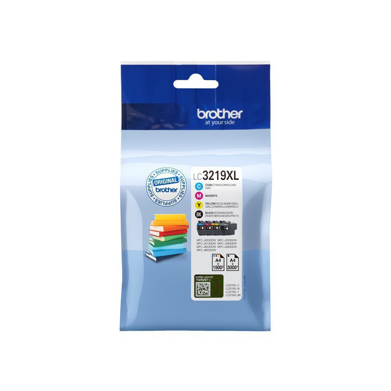 PACK INK JET BROTHER ORIG LC3219XLVAL MFCJ5X30DW/MFCJ6X30DW