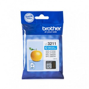 INK JET BROTHER ORIG LC3211C DCPJ572/MFCJ491/497/890/895