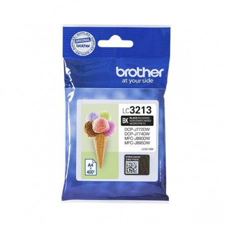 INK JET BROTHER ORIG LC3213BK DCPJ572/MFCJ491/497/890/895