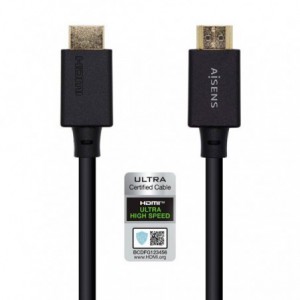 CABLE HDMI AISENS 2.1  8K HDMI MACHO HDMI MACHO 3M NEGRO