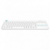TECLADO LOGITECH WIRELESS K400 PLUS TOUCH PAD BLANCO 