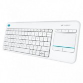 TECLADO LOGITECH WIRELESS K400 PLUS TOUCH PAD BLANCO 