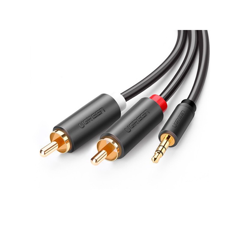 CABLE JACK M 3.5MM A 2 RCA M - 1.5M - UGREEN