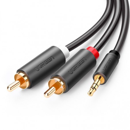 CABLE JACK M 3.5MM A 2 RCA M - 1.5M - UGREEN