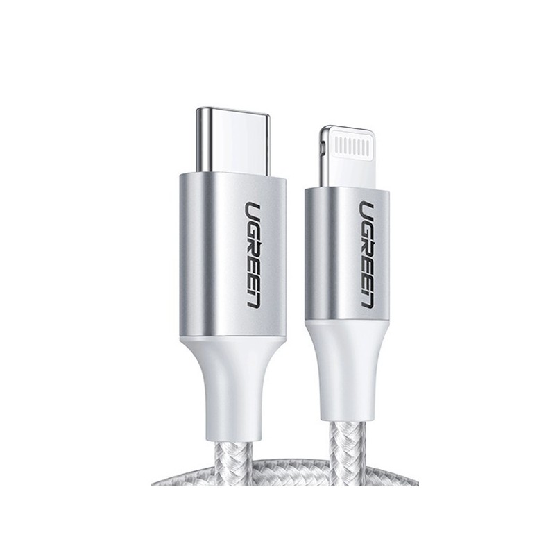 CABLE USB TIPO C A LIGHTNING 3A - 2M OC - UGREEN