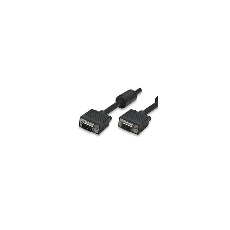 CABLE MONITOR XGA HDB15M/HDB15H 2 MT C/FERRIT