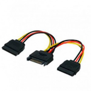 CABLE INTERNO ALIMENTACION SATA 0.15CM 1 M/ 2 H  