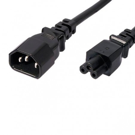 CABLE ALIMENTACION TREBOL DE PC A MONITOR TFT IEC