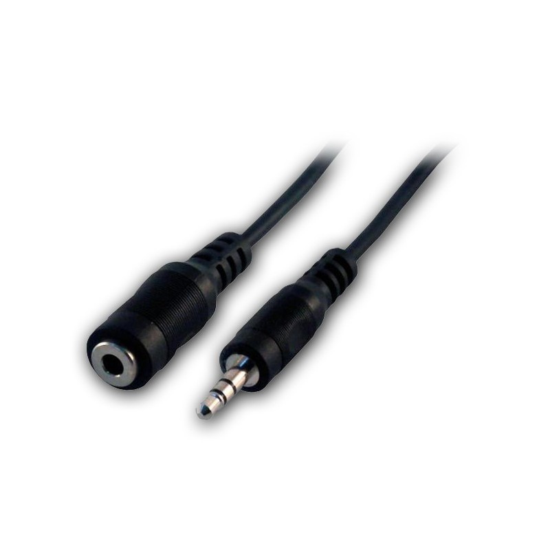 CABLE ALARGADOR MINI JACK 3.5 M/H  2MTS