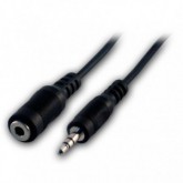 CABLE ALARGADOR MINI JACK 3.5 M/H  2MTS