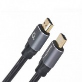 CABLE HDMI 2.0 GOLDPLATED 4K UHD 60HZ ETHERNET M/M 2 M.
