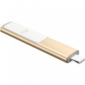 PUNTERO LOGITECH SPOTLIGHT UNIVERSAL OPERATIVO HASTA 30M ORO