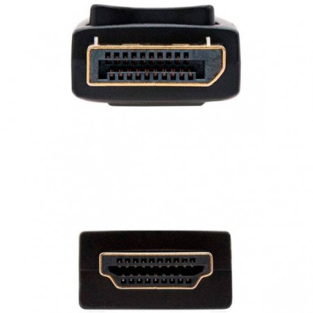 CABLE NANOCABLE DISPLAYPORT MACHO - HDMI MACHO 5M NEGRO