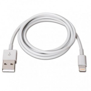 CABLE LIGHTNING AISENS A102-0036 USB MA.  LIGHTNING MA. 2 MT