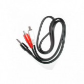 CABLE JACK 3.5 MACHO A 2X RCA MACHO/ 2,5 MTR./ NEGRO