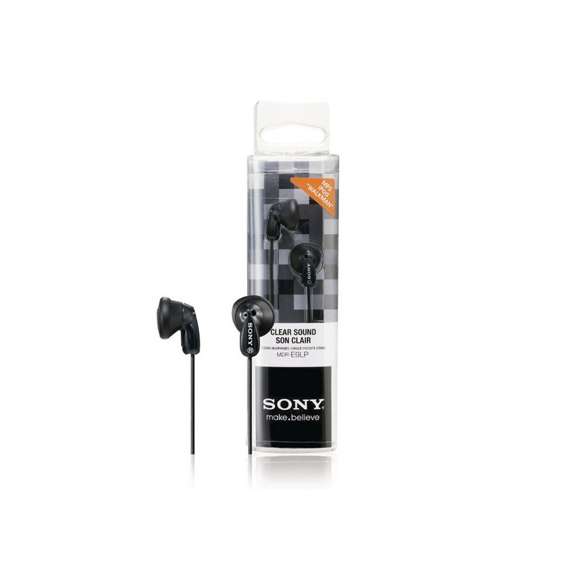 AURICULAR SONY TIPO BOTON NEGRO MDR-E9LPB