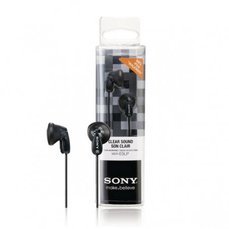 AURICULAR SONY TIPO BOTON NEGRO MDR-E9LPB