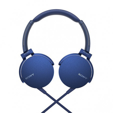 AURICULAR SONY EXTRA BASS AZUL/MICROF./MANDO CONTROL