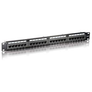 PATCH PANEL 19" PARA 24 PUERTOS CAT.5E 1U