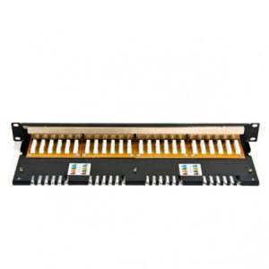 PATCH PANEL 19" PARA 24 PUERTOS 1U CAT/6 FTP 