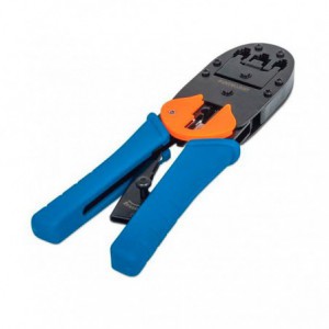 HERRAMIENTA PROFESIONAL CRIMPAR RJ11/12/45 CON TOPES 