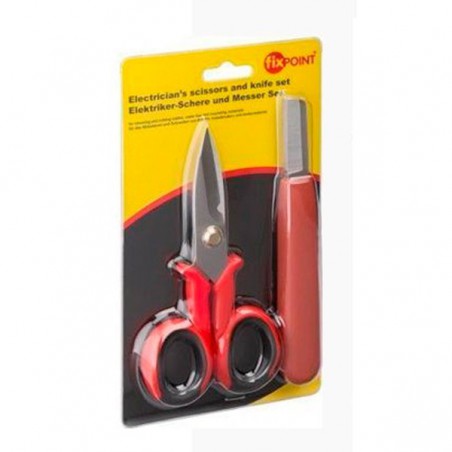 TIJERA CORTE CABLE ELECTR.MAX.3MM+CUCHILLO MAX2.5MM