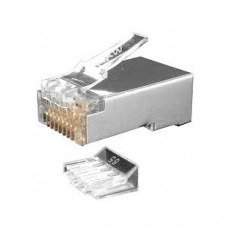 CONECTOR RJ45 STP CAT.6A MAX.23AWG APANTALLADOS