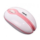 RATON HAVIT HV-MS316 BLANCO/ROSA USB