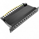 PATCH PANEL 10" 12 PUERTOS FTP CAT.6A+CM