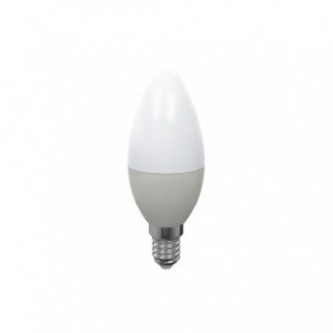 BOMBILLA VELA LED - E14 - C37 - 4W - 6500K - 300 LM