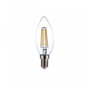 BOMBILLA VELA LED FILAMENTO E14- C30- 4W - 2700K - 400 LM