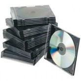 ARCHIVADOR PARA 1 CD'S SLIM BANDEJA NEGRA*