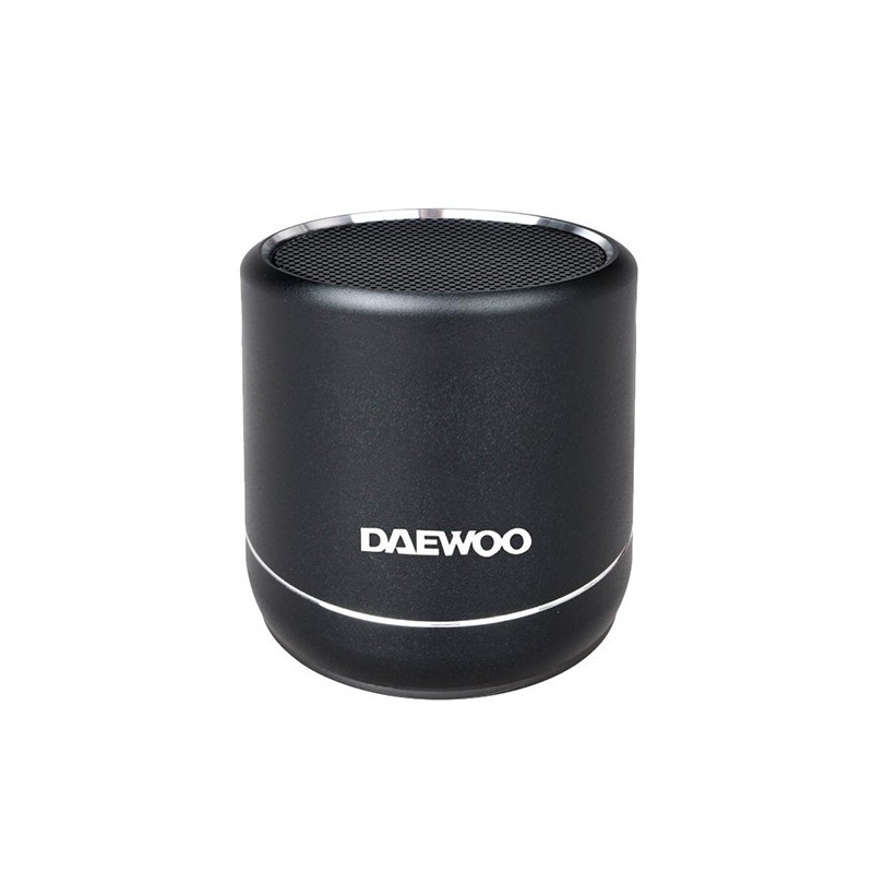 ALTAVOZ PORTATIL BLUETOOTH DAEWOO 5W BLACK DBT-212 SINGLE*