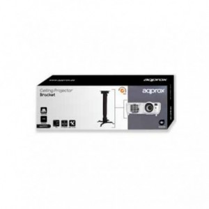 SOPORTE APPROX TECHO PROYECTOR APPSV01 NEGRO