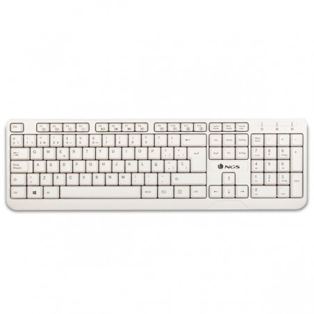 TECLADO NGS SPIKE BLANCO