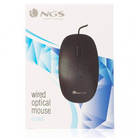 RATON NGS FLAME OPTICO  800DPI NEGRO SCROLL CON CABLE 
