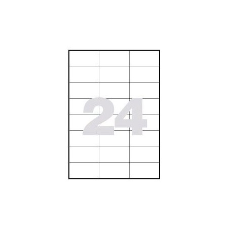 ETIQUETAS LASER 70 X 37 C/ 250      