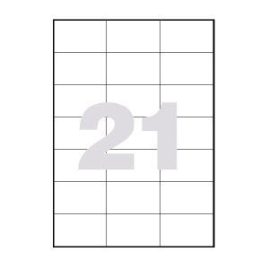 ETIQUETAS LASER 70 X 42.4-3 C/250    