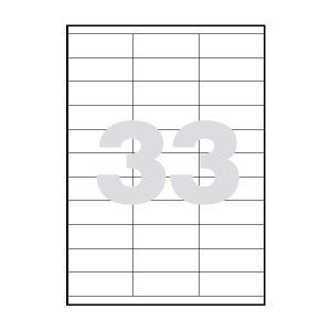 ETIQUETAS LASER  70X 24 C/100*