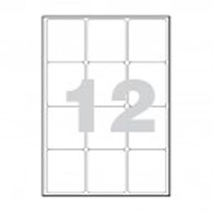 ETIQUETAS LASER  63X 72 C/100 CANTO ROMO*
