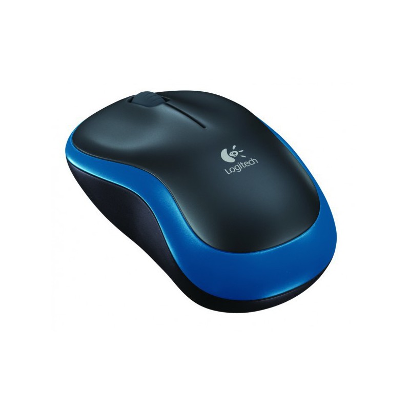 RATON LOGITECH M185 BLUE WIRELESS 